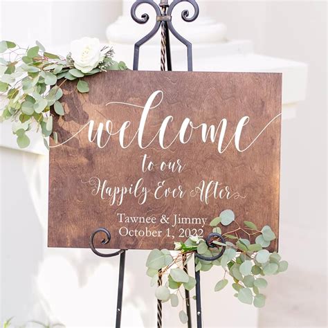 Wedding Welcome Sign, Rustic Wedding Sign, Wedding Welcome Sign ...