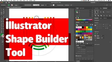 Illustrator Shape Builder Tool Kullanımı - YouTube