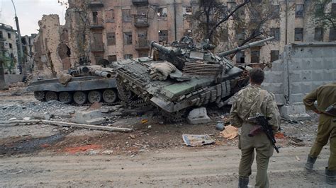 Destroyed tanks in Grozny. The first Chechen war. : r/TankPorn