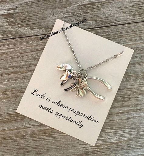 SALE Ultimate Silver Lucky Charm Necklace Four Leaf - Etsy