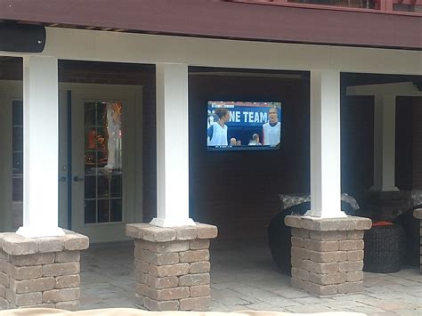 Outdoor TV Installation - Cinemagic Automotive Electronics - Pittsburgh PA - (412) 451-8975