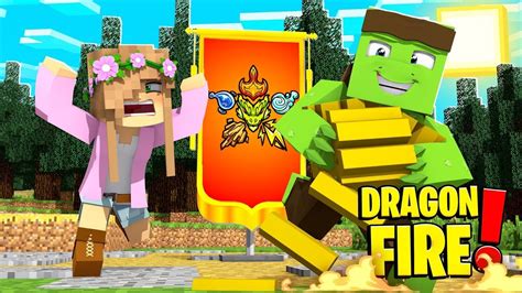 HELPING TINY TURTLE STEAL FROM LITTLE LIZARDS NATION! Minecraft Dragon Fire - YouTube