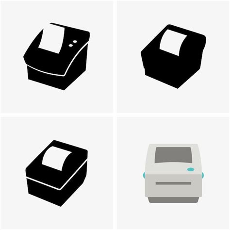 Premium Vector | Barcode label printers