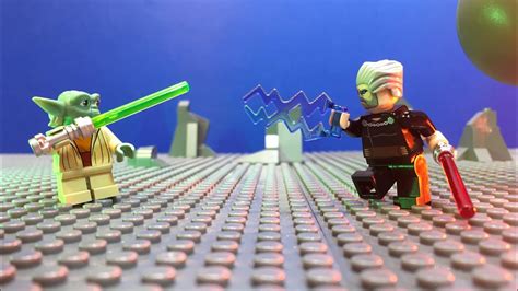 LEGO Star Wars: Yoda vs. Count Dooku - YouTube