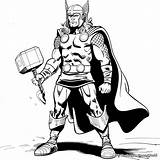 Thor Coloring Pages  Free & Printable sketch template