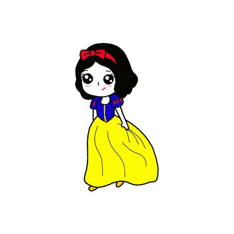 How to Draw Snow White - Step by Step Easy Drawing Guides - Drawing Howtos