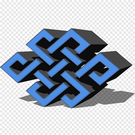 Logo Symbol Brand Knot Pattern, symbol, blue, angle png | PNGEgg