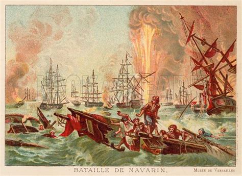 Battle of Navarino, 1827 stock image | Look and Learn