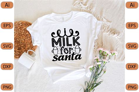 Milk for Santa Graphic by BrenBox · Creative Fabrica