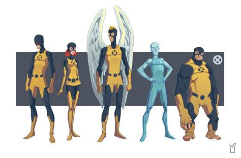 original x-men line up by gloooscap on deviantART | X men, X men ...