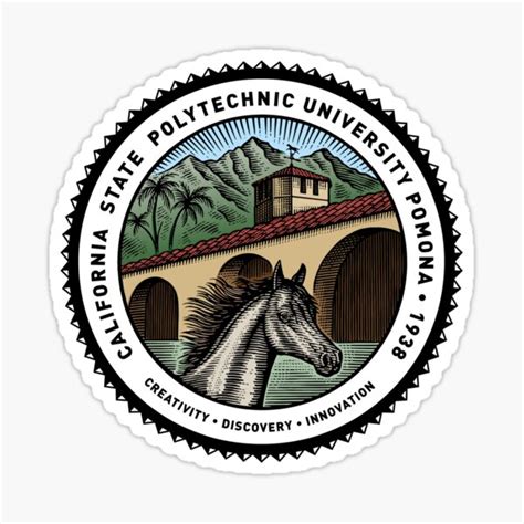 "California Polytechnic, Pomona" Sticker for Sale by BerlyKalolo | Redbubble