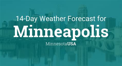 Minneapolis, Minnesota, USA 14 day weather forecast