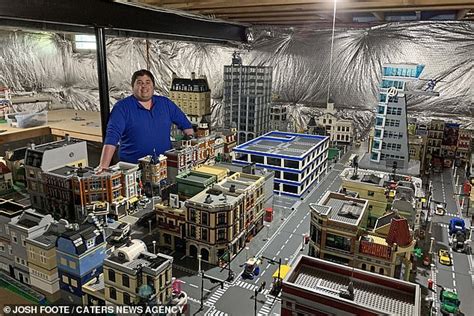 Lego-obsessed father spends five years and $96,000 building a huge city ...