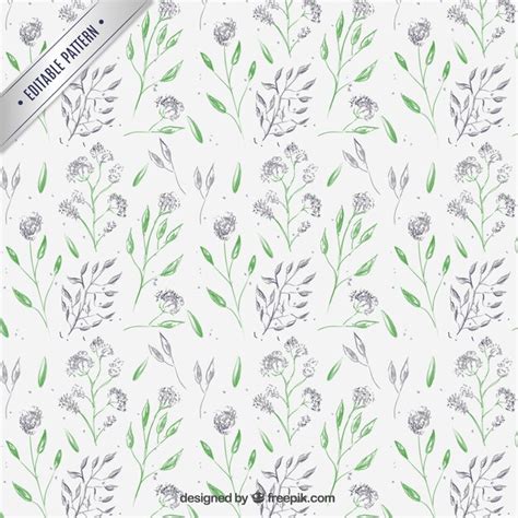 Free Vector | Hand painted floral pattern