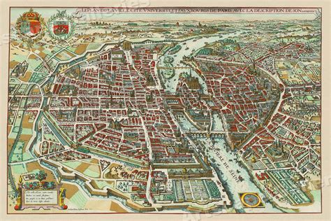 Map Of Medieval Paris