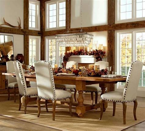 Dining room | Fall home decor, Pottery barn dining room, Dining room design