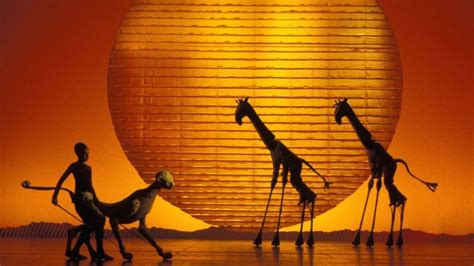 The Lion King behind the scenes costumes at the Edinburgh Playhouse ...