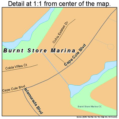 Burnt Store Marina Florida Street Map 1209612