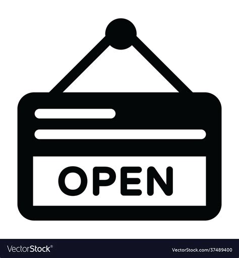 Open board Royalty Free Vector Image - VectorStock