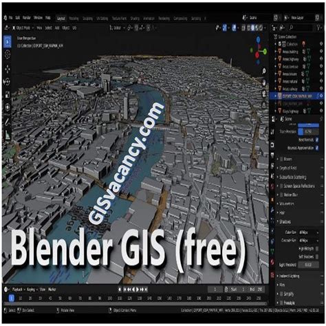 Blender GIS: Explore 3D Mapping and Visualization