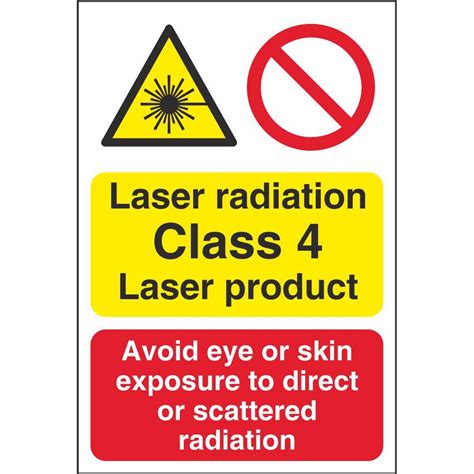 Laser Radiation Class 4 Laser Product Signs | Workplace Safety Signs