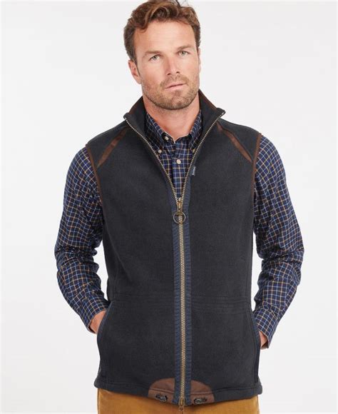 Barbour Langdale Fleece Gilet in Blue | Barbour