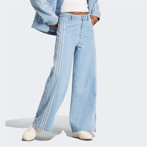 adidas Neutral Court Denim Pants - Blue | Women's Lifestyle | adidas US