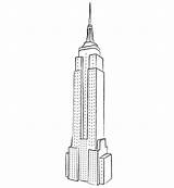 Skyscraper Coloring Page sketch template