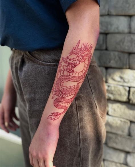 20+ Awesome Red Dragon Tattoos – neartattoos