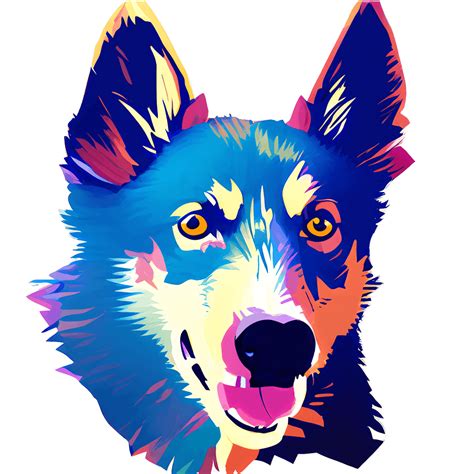 Hyper Realistic Blue Heeler Dog Graphic · Creative Fabrica