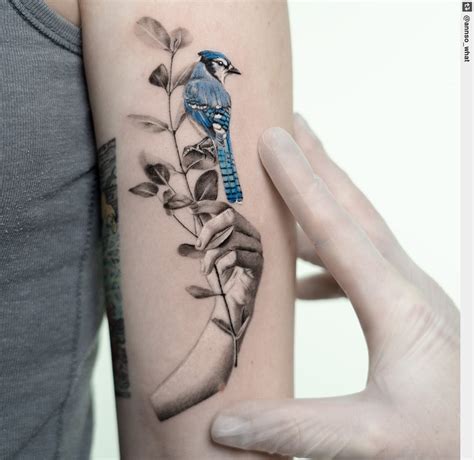 Top 10 blue jay tattoo ideas and inspiration