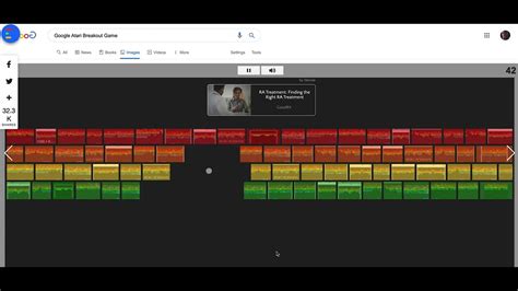 Google Easter Eggs: Games: Atari Breakout - YouTube