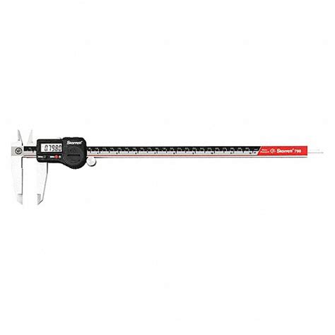 STARRETT, 0 in to 12 in/0 to 300 mm Range, IP67, 4-Way Digital Caliper - 5UAU2|798B-12/300 W/SLC ...