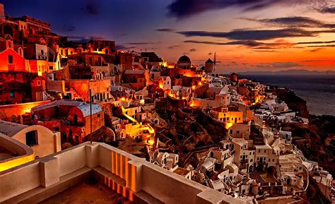 Santorini Sunset Greece Wallpapers - Top Free Santorini Sunset Greece Backgrounds - WallpaperAccess