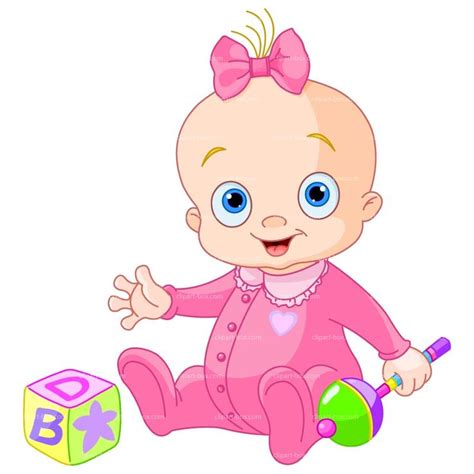 Baby Girl Clipart | Dibujos | Pinterest | Baby toys, Pictures of babies and Toys