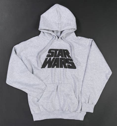 Star Wars Retro Logo Grey Hoodie