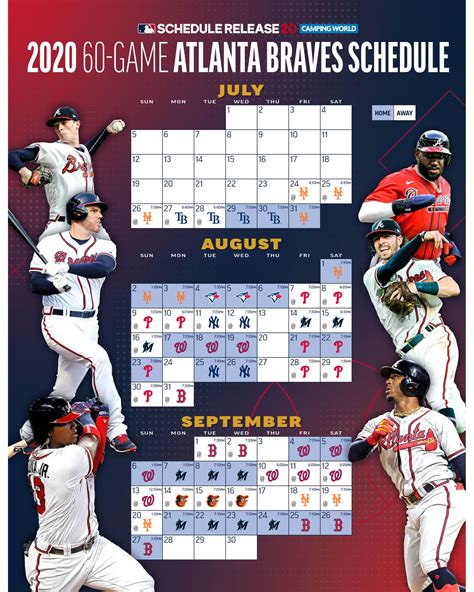 Braves Schedule Printable