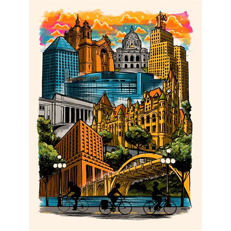 Downtown St. Paul Skyline – Turman Artwork Company