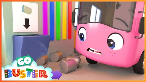 Learn Colors! | Buster Changes Color | ABCs and 123s | Nursery Rhymes ...