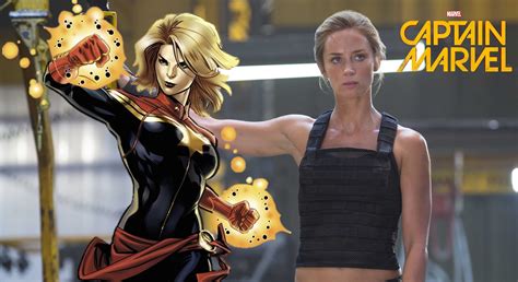 Rumor: Actor Emily Blunt as CAPTAIN MARVEL Gains a Little More Traction