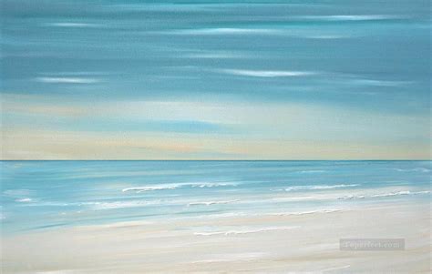 beach ocean wave abstract seascape Painting in Oil for Sale