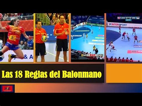 🤾🏽‍♂️ 🥅 🤾‍♀️ Las 18 Reglas del balonmano 🤾🏽‍♂️ 🥅 🤾‍♀️ - YouTube