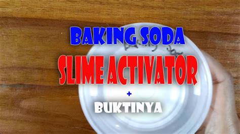 cara membuat slime activator dari baking soda | baking soda slime activator | diy slime - YouTube