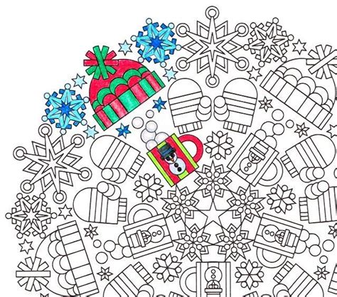 Mandala coloring pages, Christmas mandala, Mandala coloring