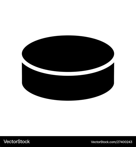 Hockey puck icon Royalty Free Vector Image - VectorStock