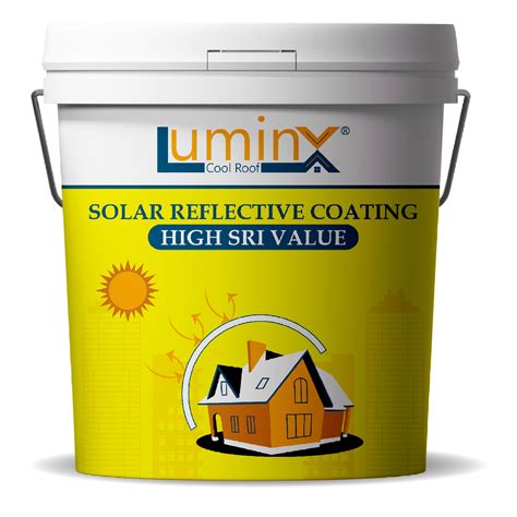 LuminX Best Solar Heat Reflective Cool Roof Coating, Terrace Cooling ...