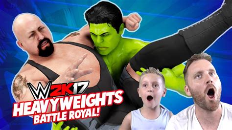 WWE 2k17 Super Hero HEAVYWEIGHTS Battle Royal | K-City GAMING - YouTube