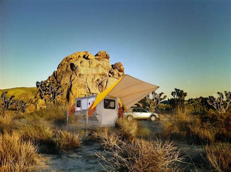 Firefly Is an Ultra-Light Camping Trailer With Legs Like a Lunar Module.