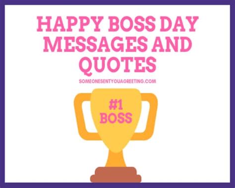 47 Happy Boss Day Messages and Quotes - Someone Sent You A Greeting