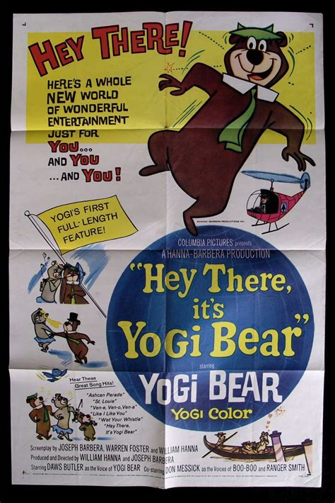 Yogi Bear | Yogi bear, Movie posters vintage, Yogi